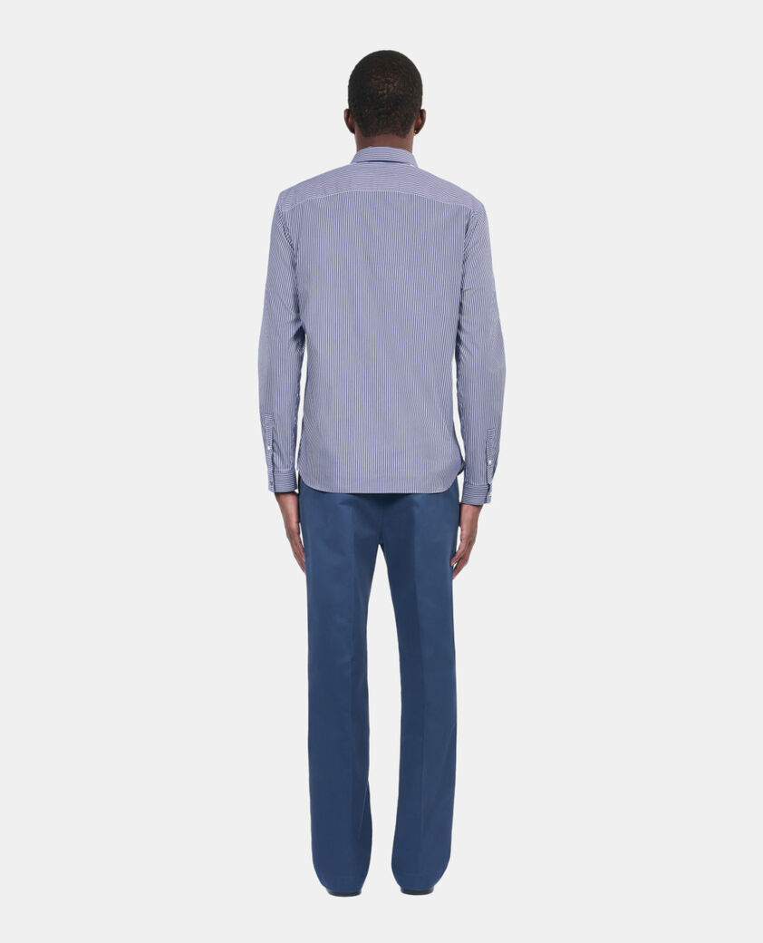 The Kooples MEN NAVY / WHITE striped shirt