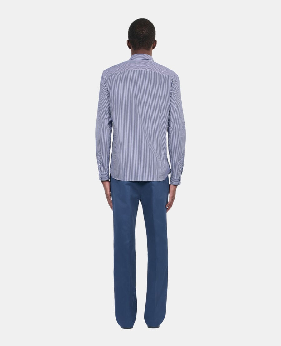 The Kooples MEN NAVY / WHITE striped shirt