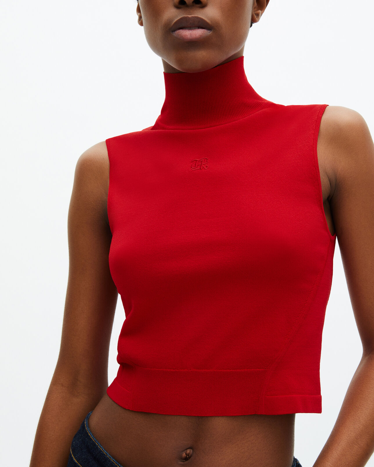 The Kooples WOMEN RED red knit top
