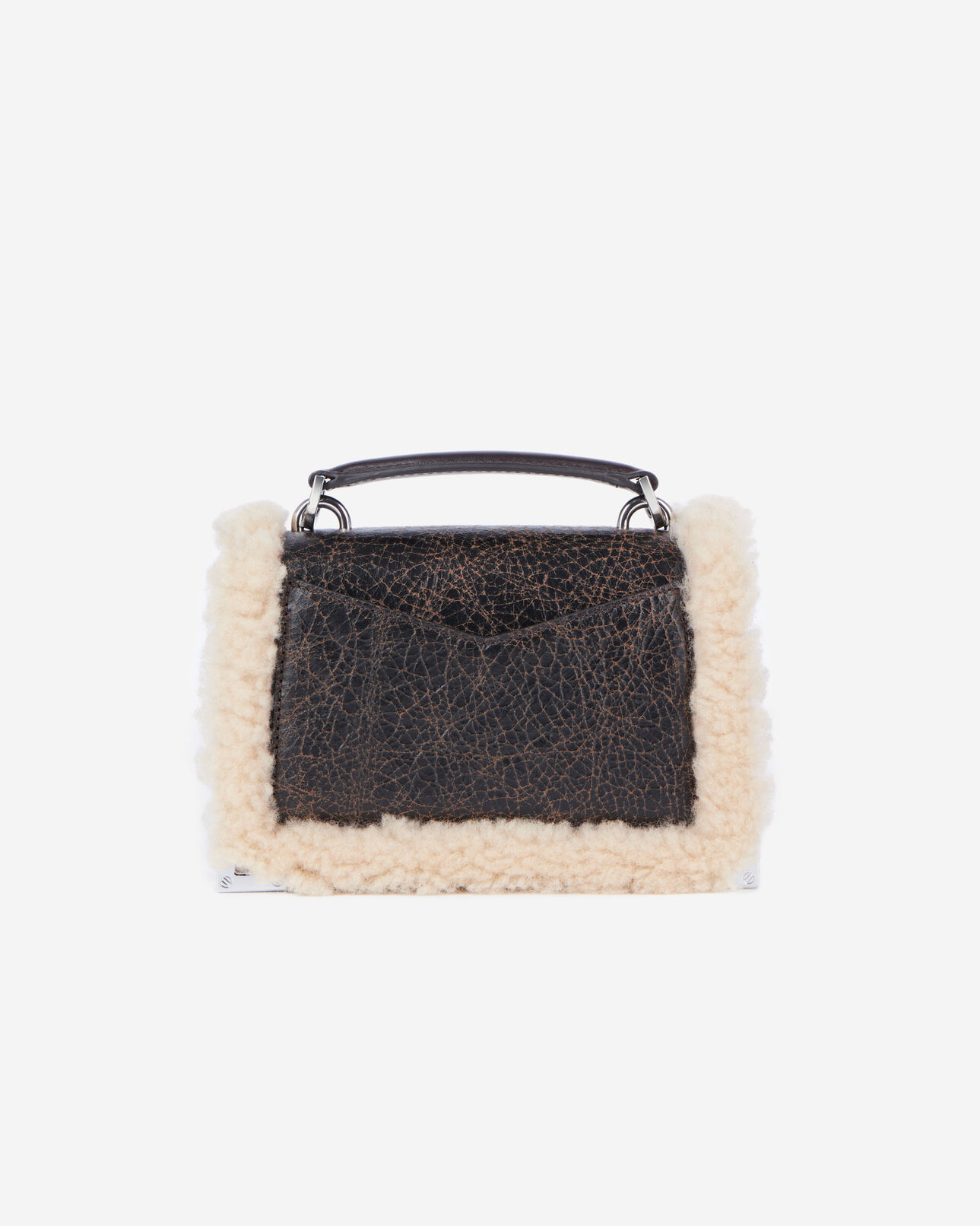 The Kooples DAMEN BROWN neue braune nano-tasche emily aus leder