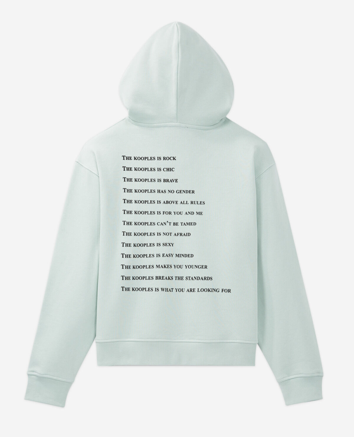 What is The Kooples blue hooded sweatshirt The Kooples US
