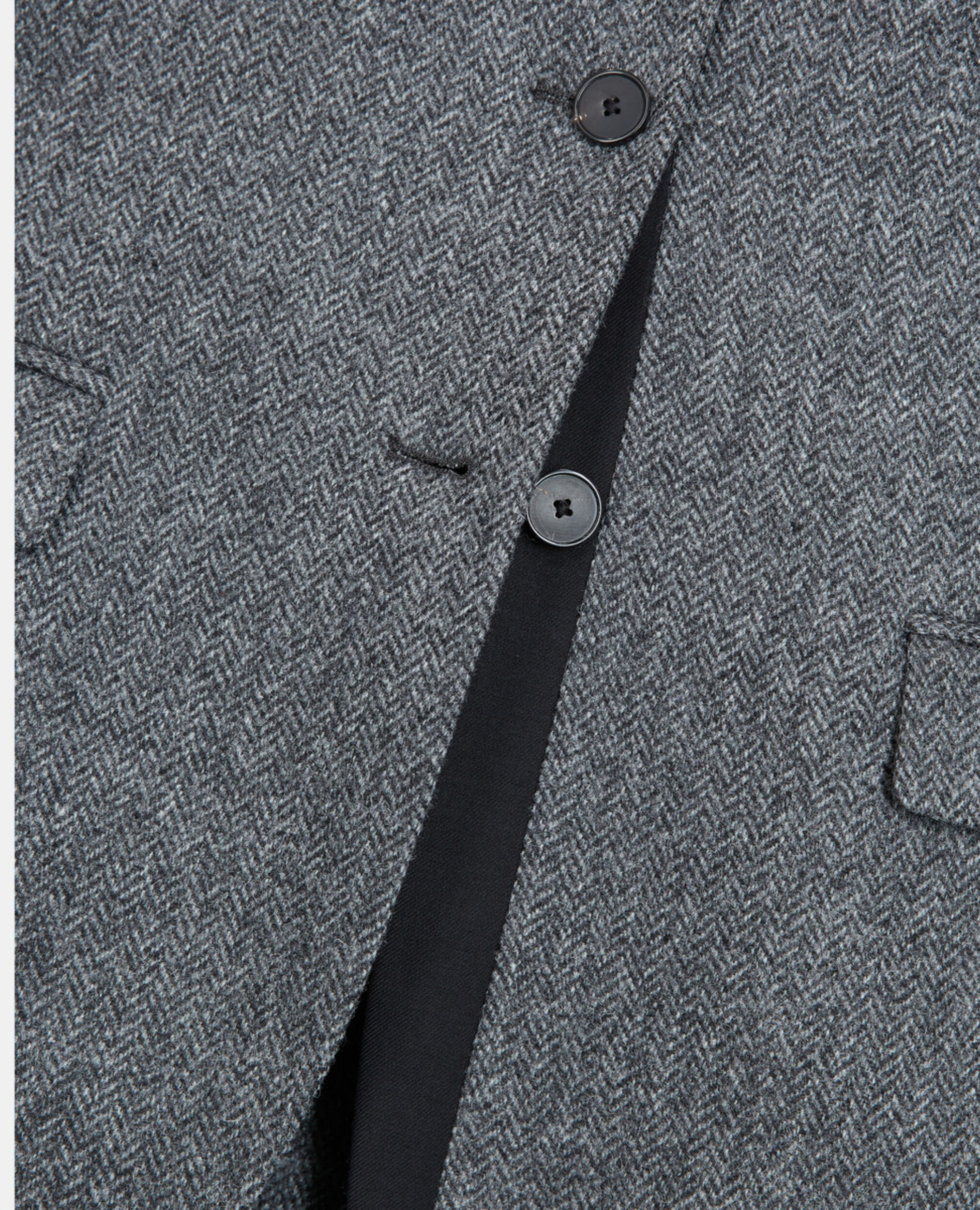 Graue Wolljacke mit Motiv, GREY, hi-res image number null