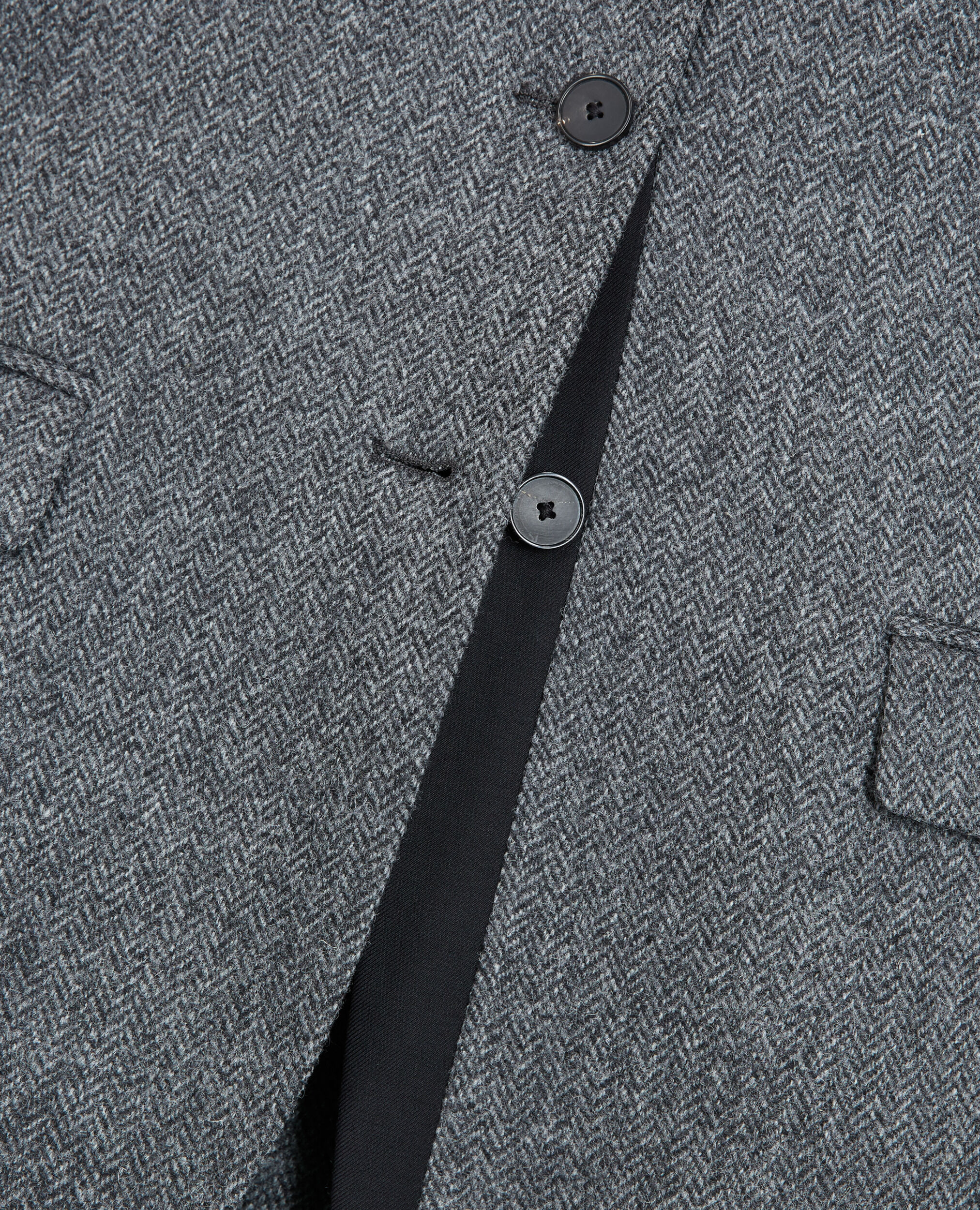 Wool jacket with gray motif, GREY, hi-res image number null