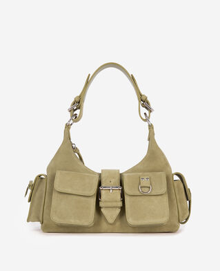 The Kooples MUJER CAMEL bolso amelia en ante color camel