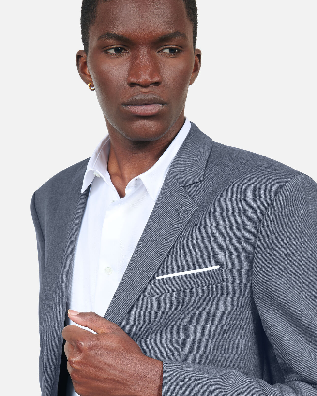 The Kooples MEN BLUE blue wool suit jacket
