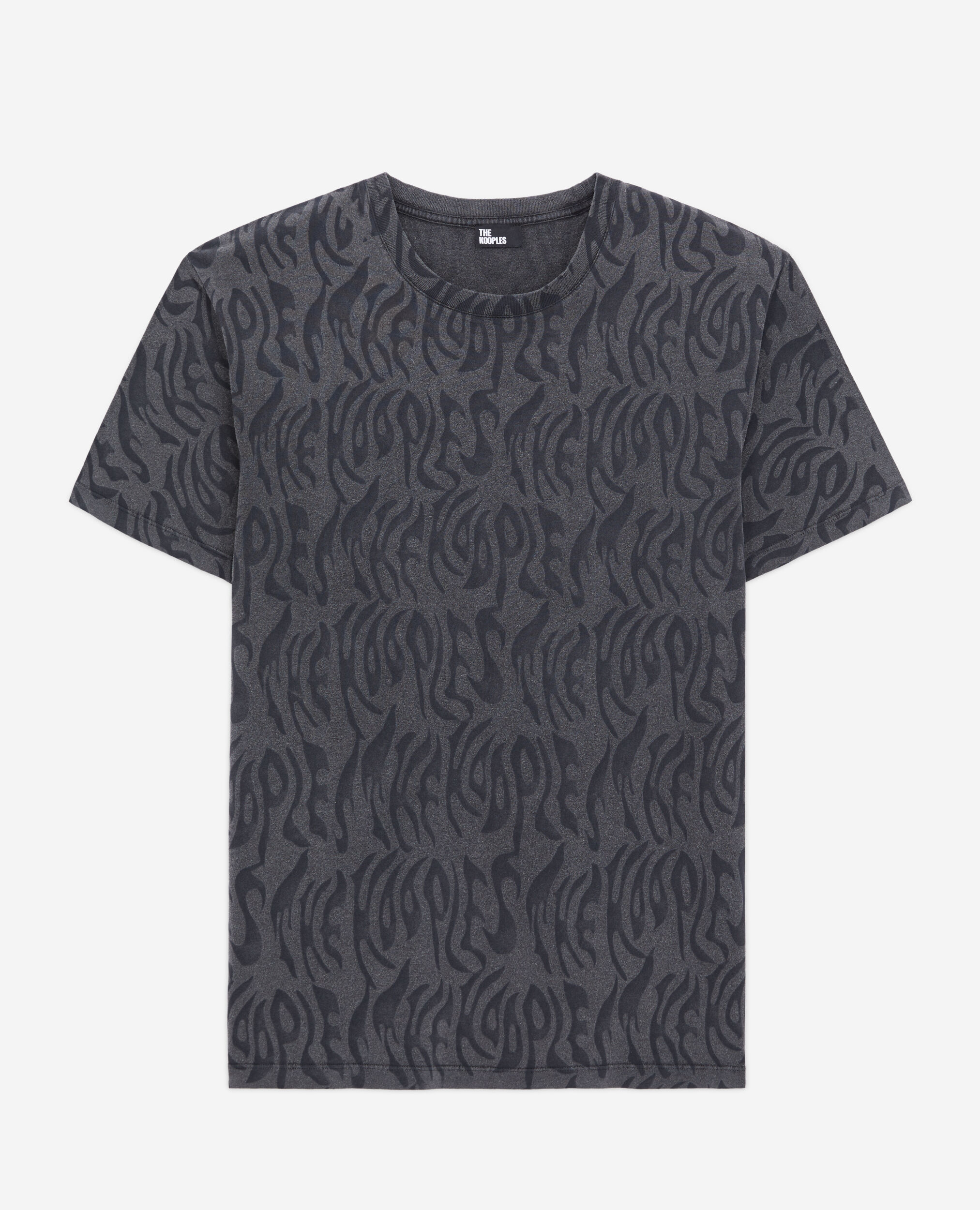 T-shirt Homme imprimé, BLACK WASHED, hi-res image number null