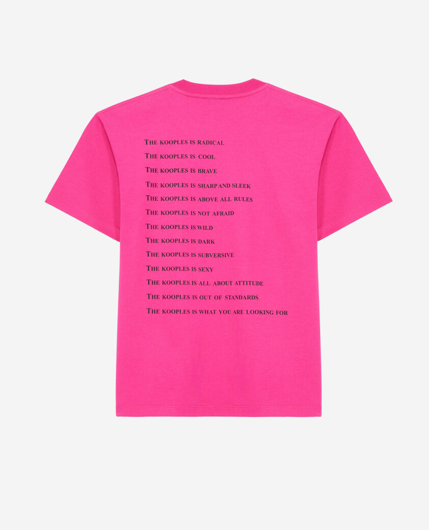 The Kooples WOMEN FUSHIA women's fuchsia what is t-shirt