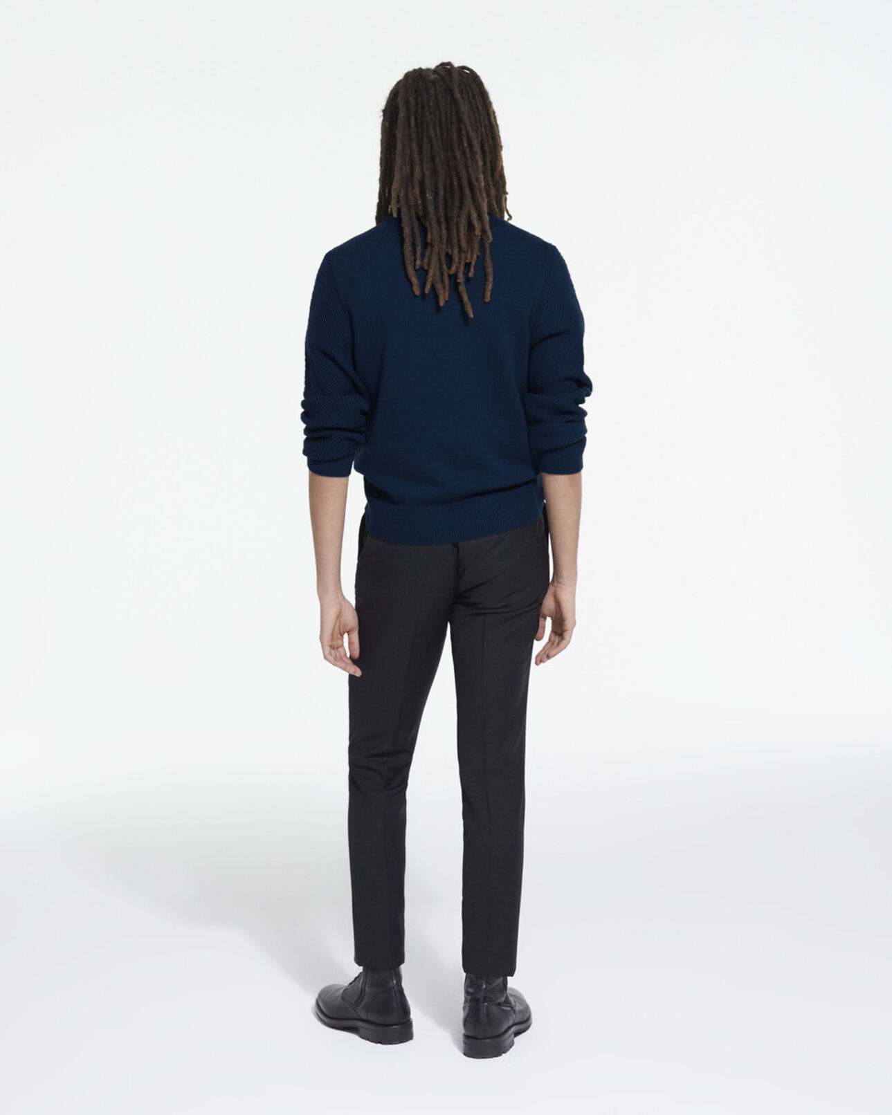 The Kooples MEN BLUE blue wool sweater