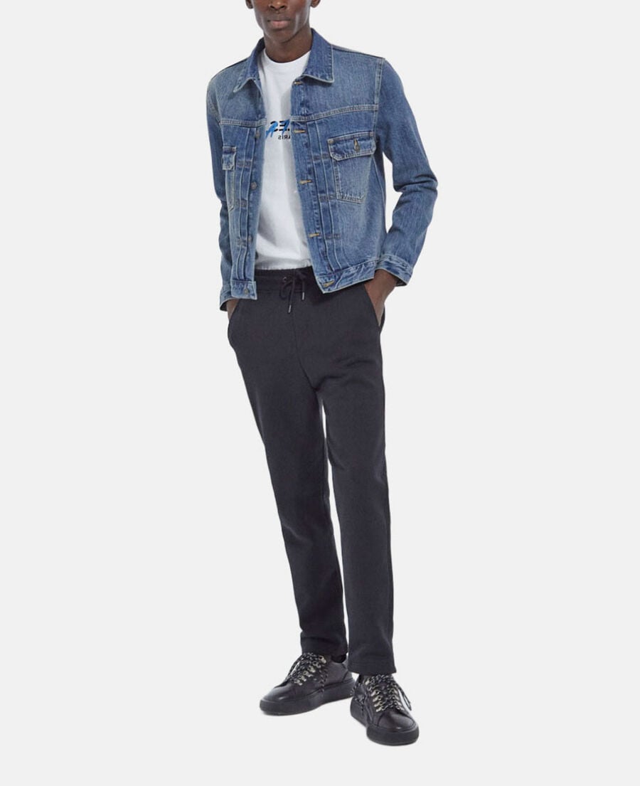 The Kooples HOMME BLUE WASHED veste en jean