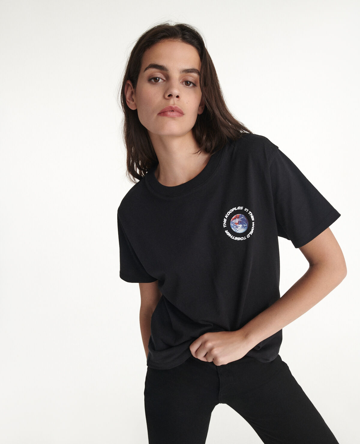 T shirt the kooples noir 2025