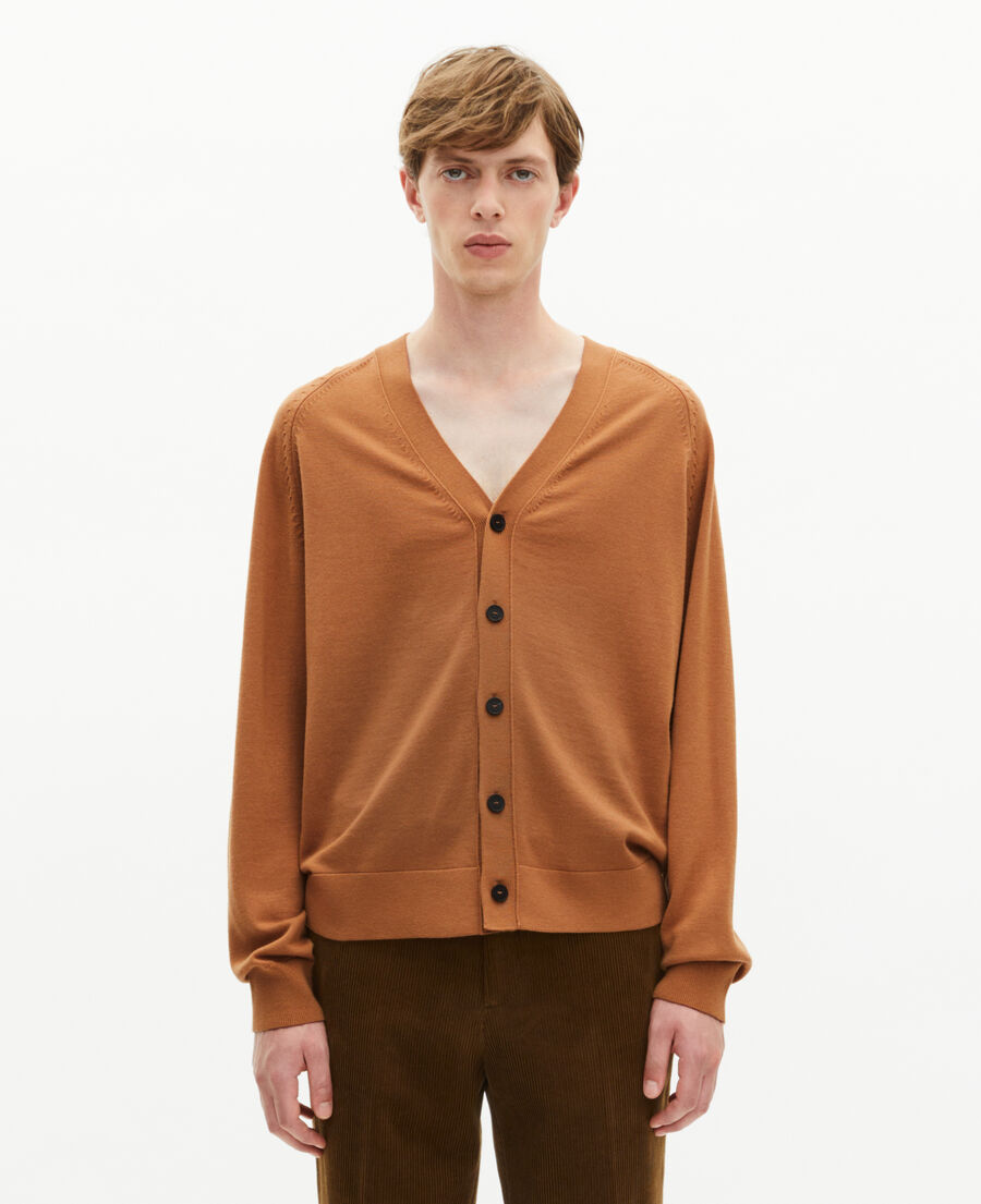 The Kooples H CAMEL camel wool cardigan