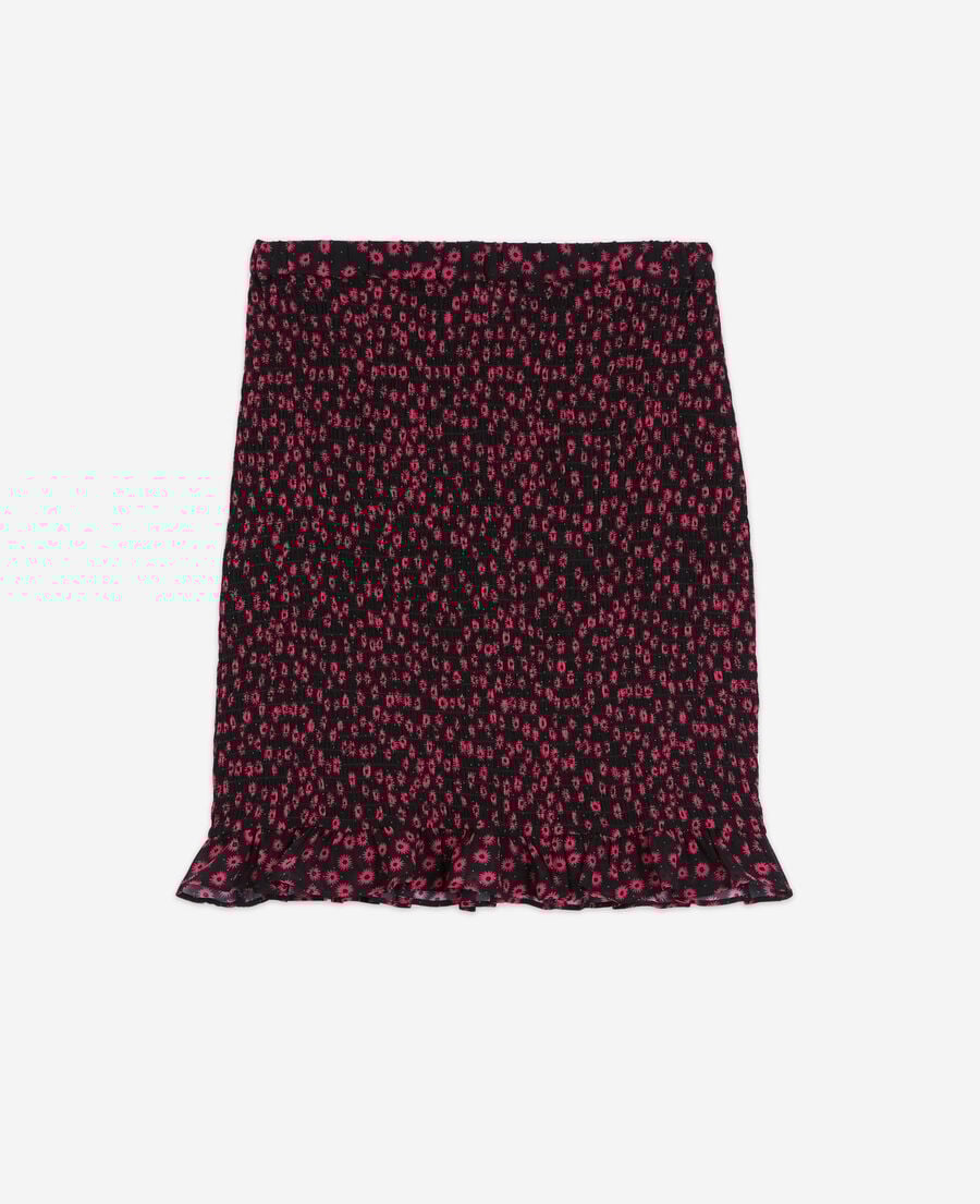 The Kooples FEMME PINK jupe courte imprimée