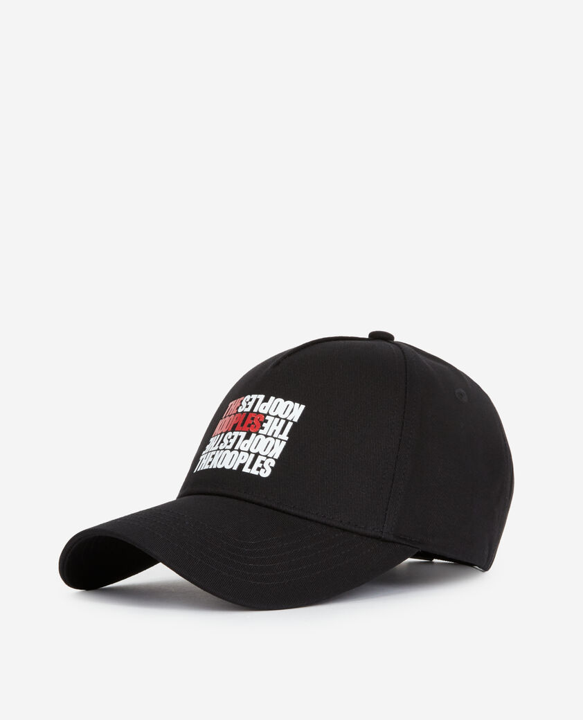 The Kooples MIXED BLACK the kooples logo cap