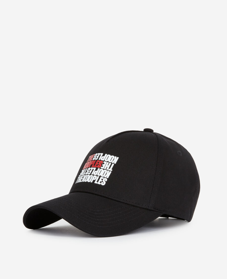 The Kooples MIXED BLACK the kooples logo cap