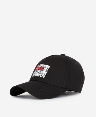 The Kooples MIXED BLACK the kooples logo cap