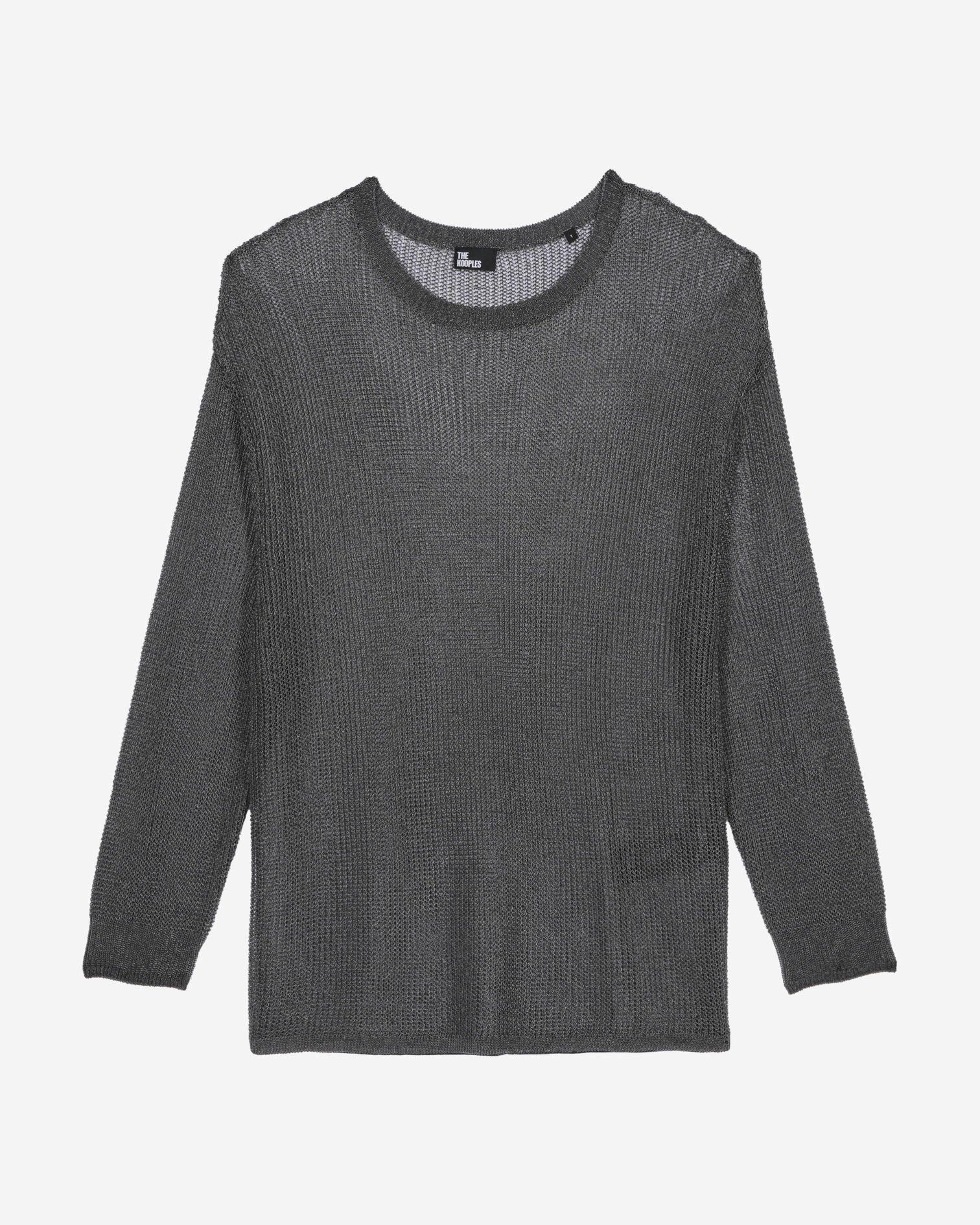 Pull effet cotte de maille gris, GREY SILVER, hi-res image number null