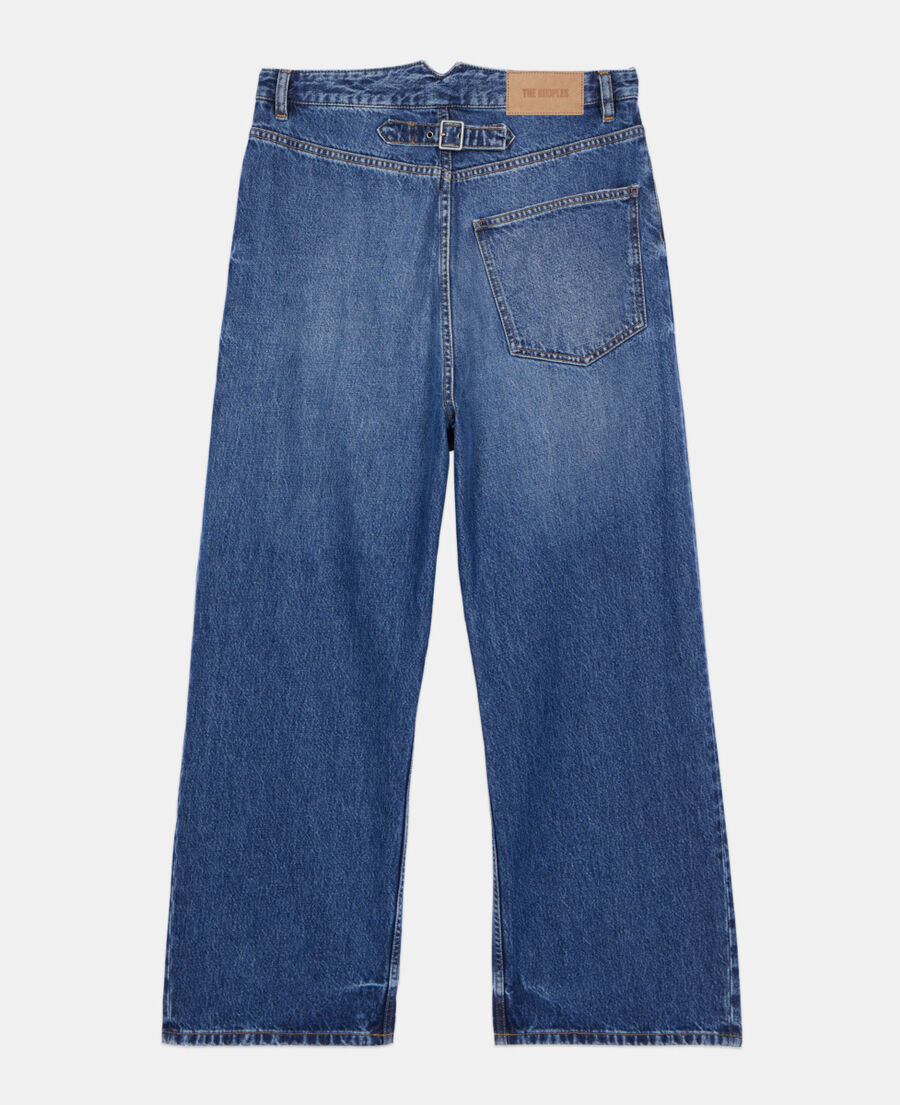 The Kooples H BLUE ELECTRIC dark blue wide-leg jeans