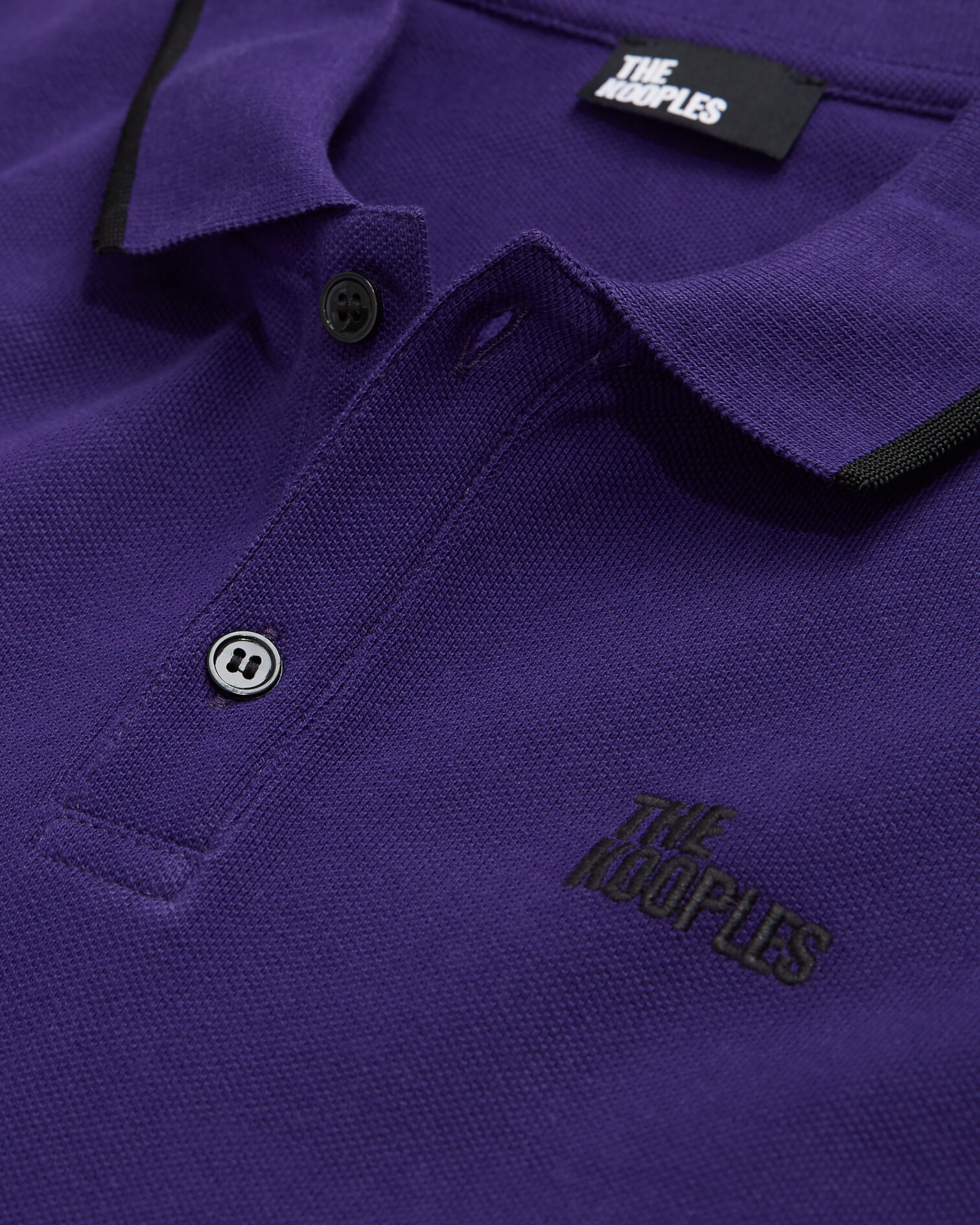 Camisa polo logotipo violeta, PURPLE, hi-res image number null