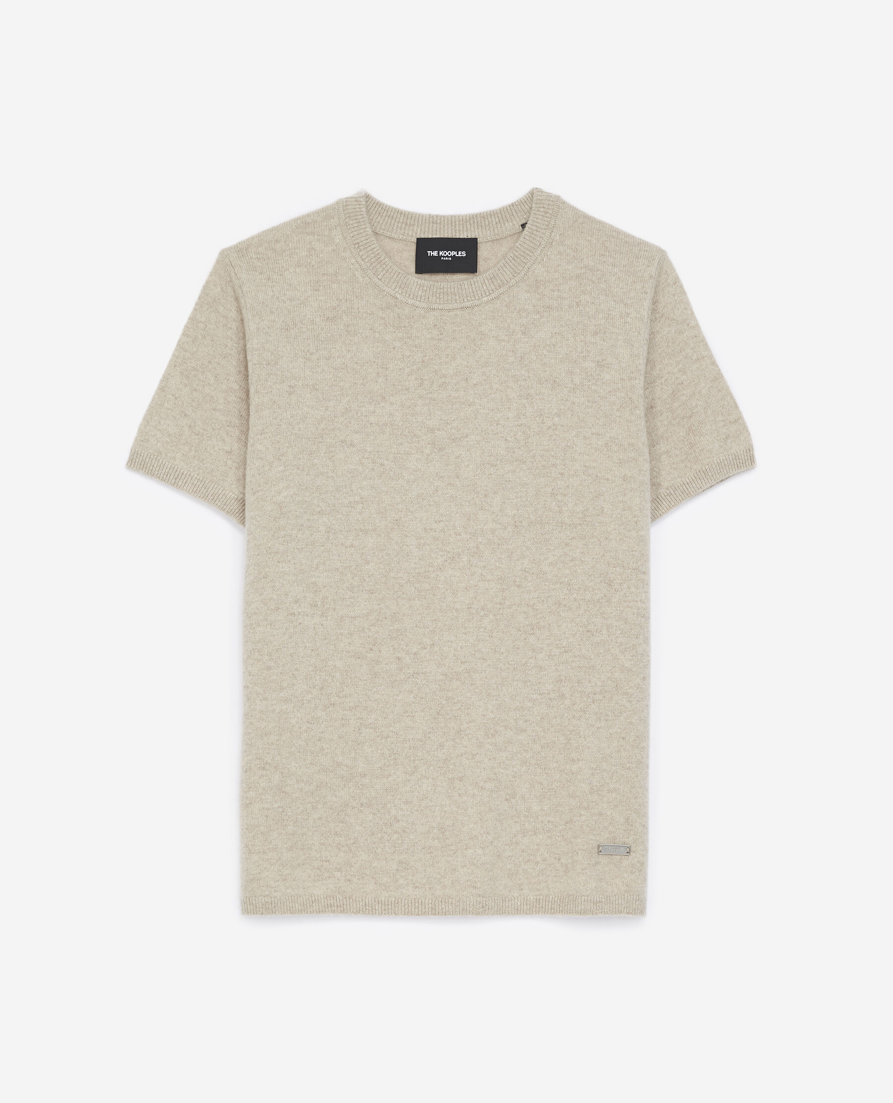 Fitted crew outlet neck sweater