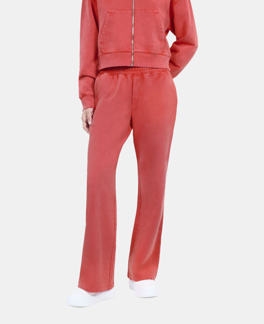 The Kooples DAMEN RUBIS rote jogginghose mit logo