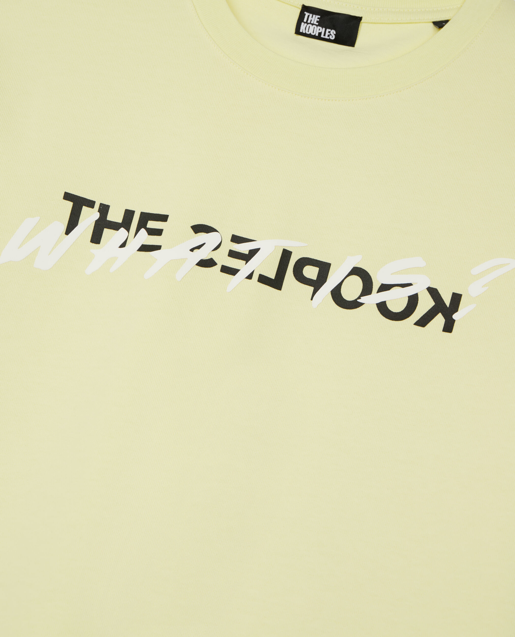 Light yellow What is t-shirt, BRIGHT YELLOW, hi-res image number null