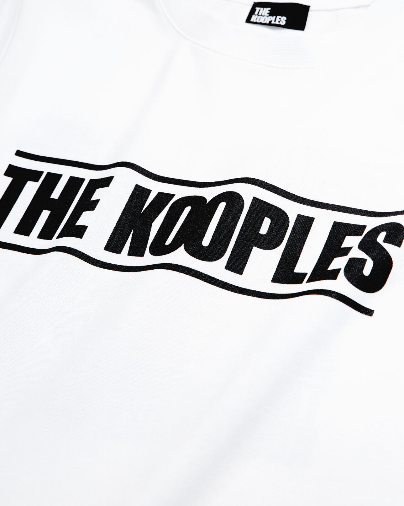 The Kooples FEMME WHITE t-shirt femme logo the kooples blanc