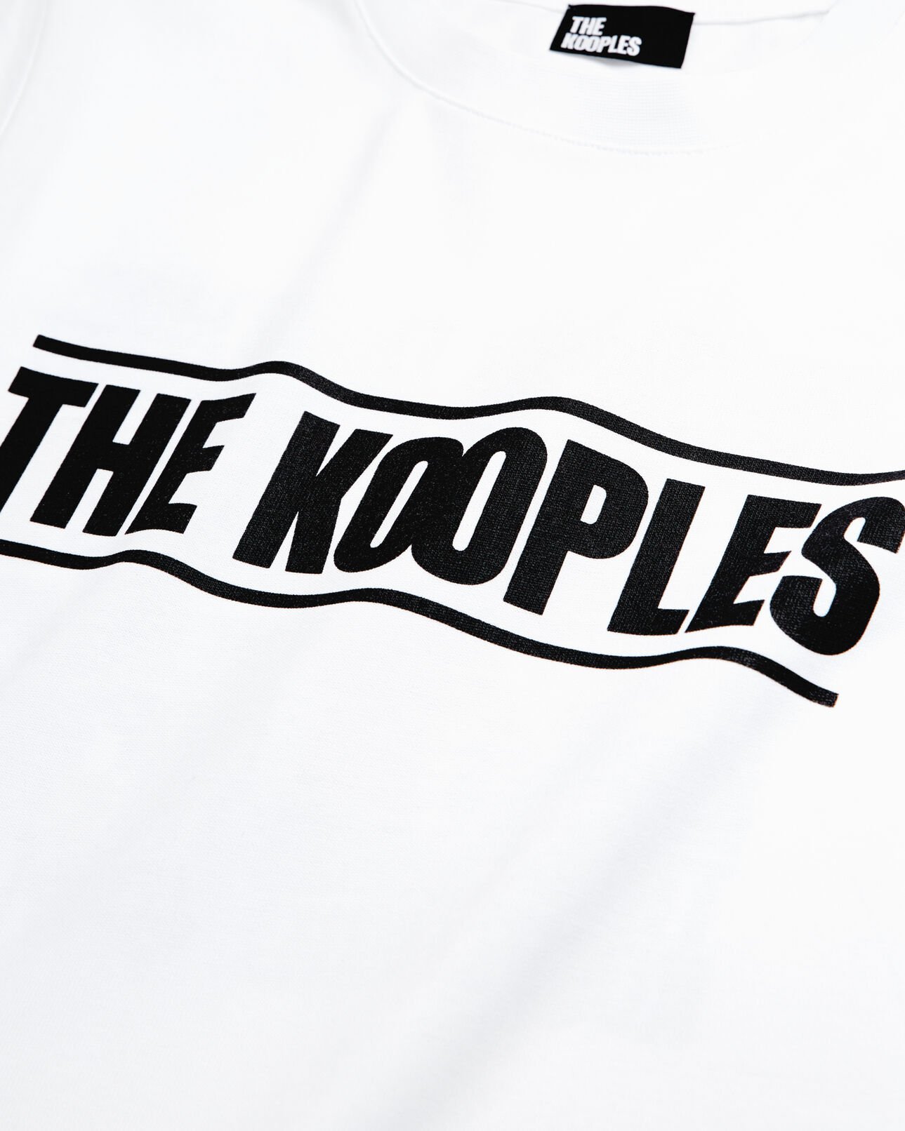 The Kooples FEMME WHITE t-shirt femme logo the kooples blanc