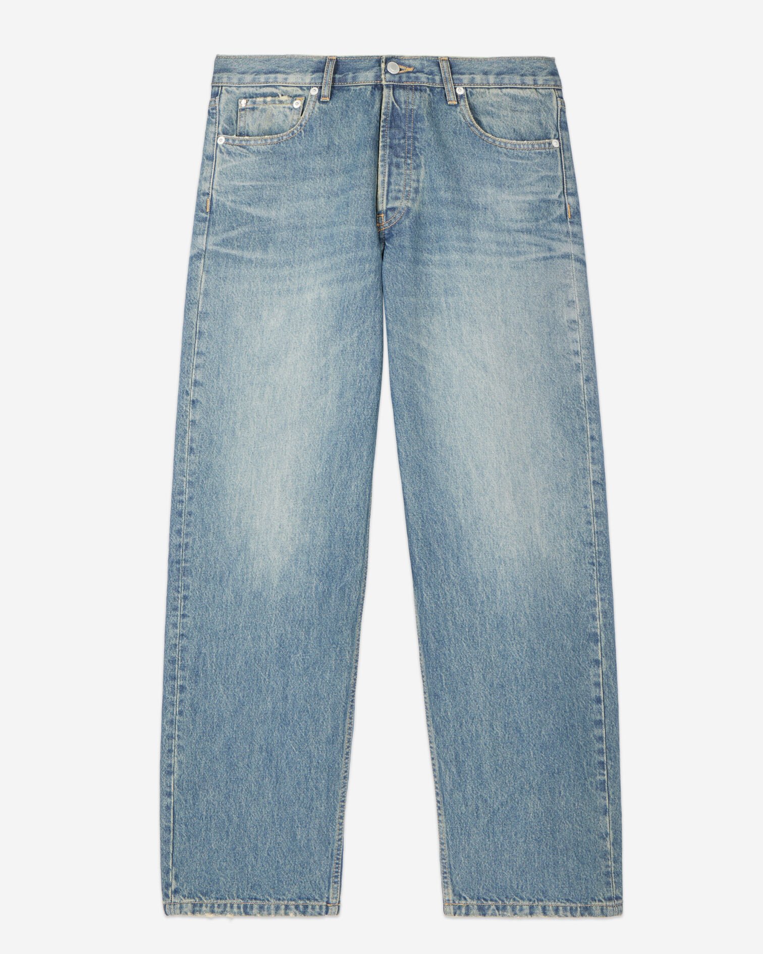 Light blue straight jeans, USED RAPIECE, hi-res image number null