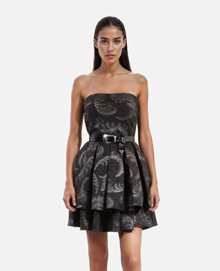 The Kooples DAMEN BLACK dünner schwarzer ledergürtel