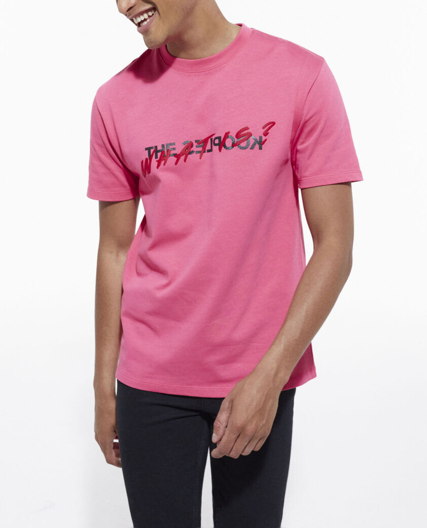 The Kooples HOMME OLD ROSE t-shirt what is rose