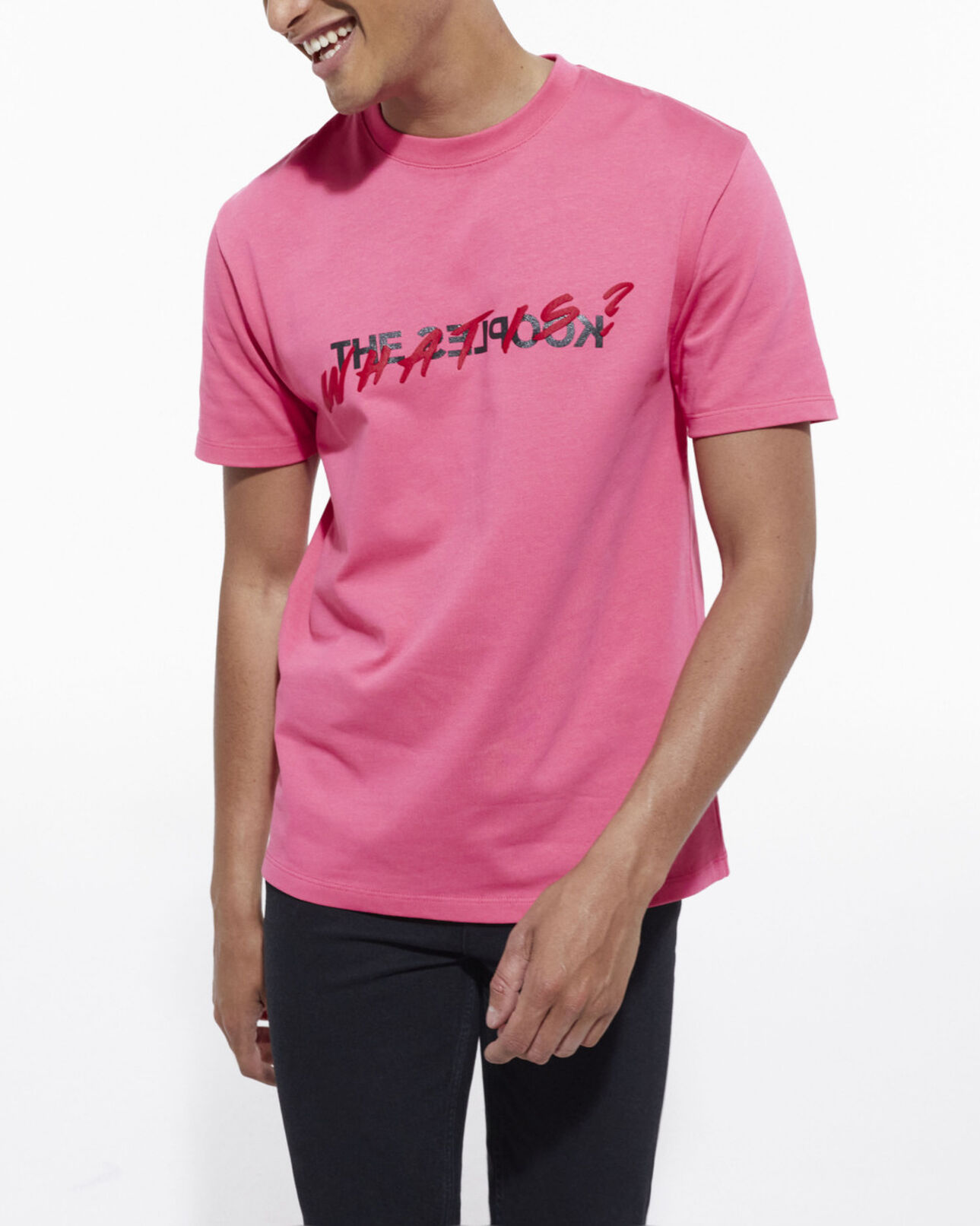 The Kooples HOMME OLD ROSE t-shirt what is rose