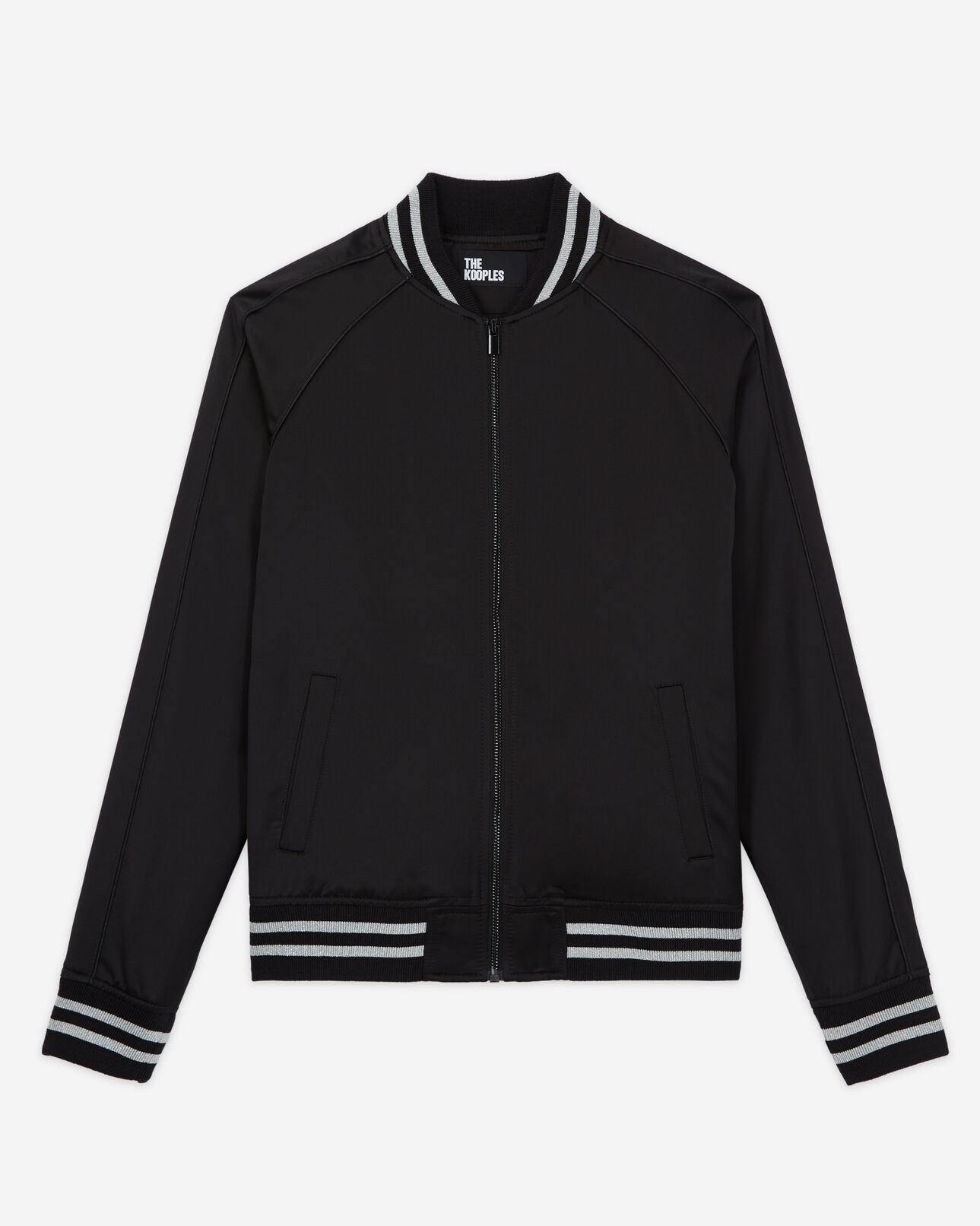 The Kooples FEMME BLACK sweat zippé noir