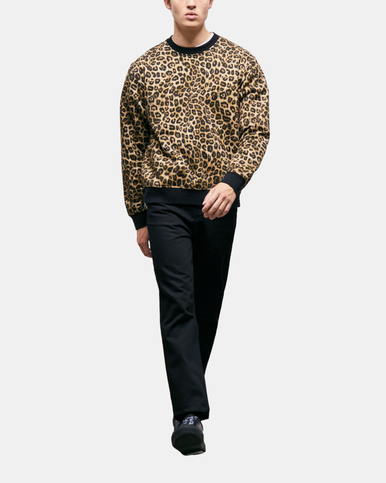 The Kooples MEN LEOPARD leopard print sweatshirt