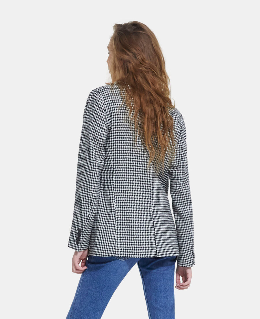 wolljacke mit print