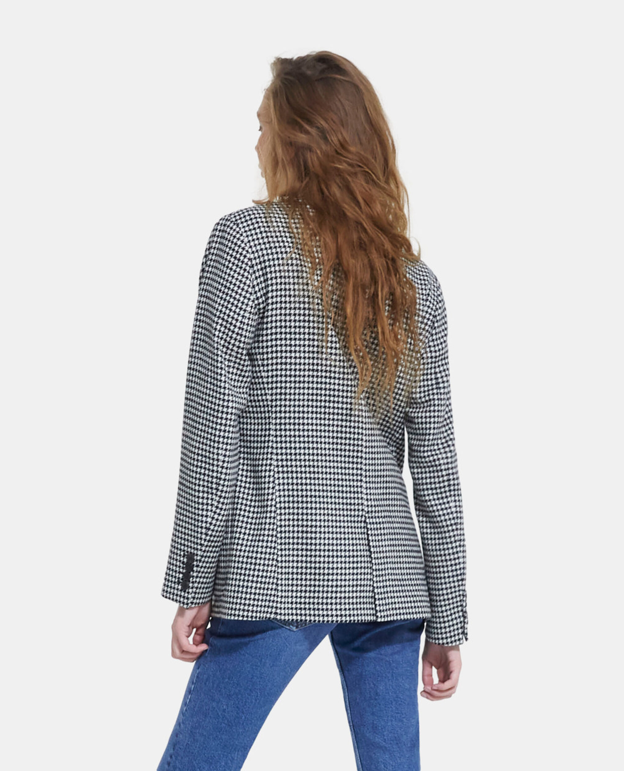 Wolljacke mit Print, BLACK WHITE, hi-res image number null