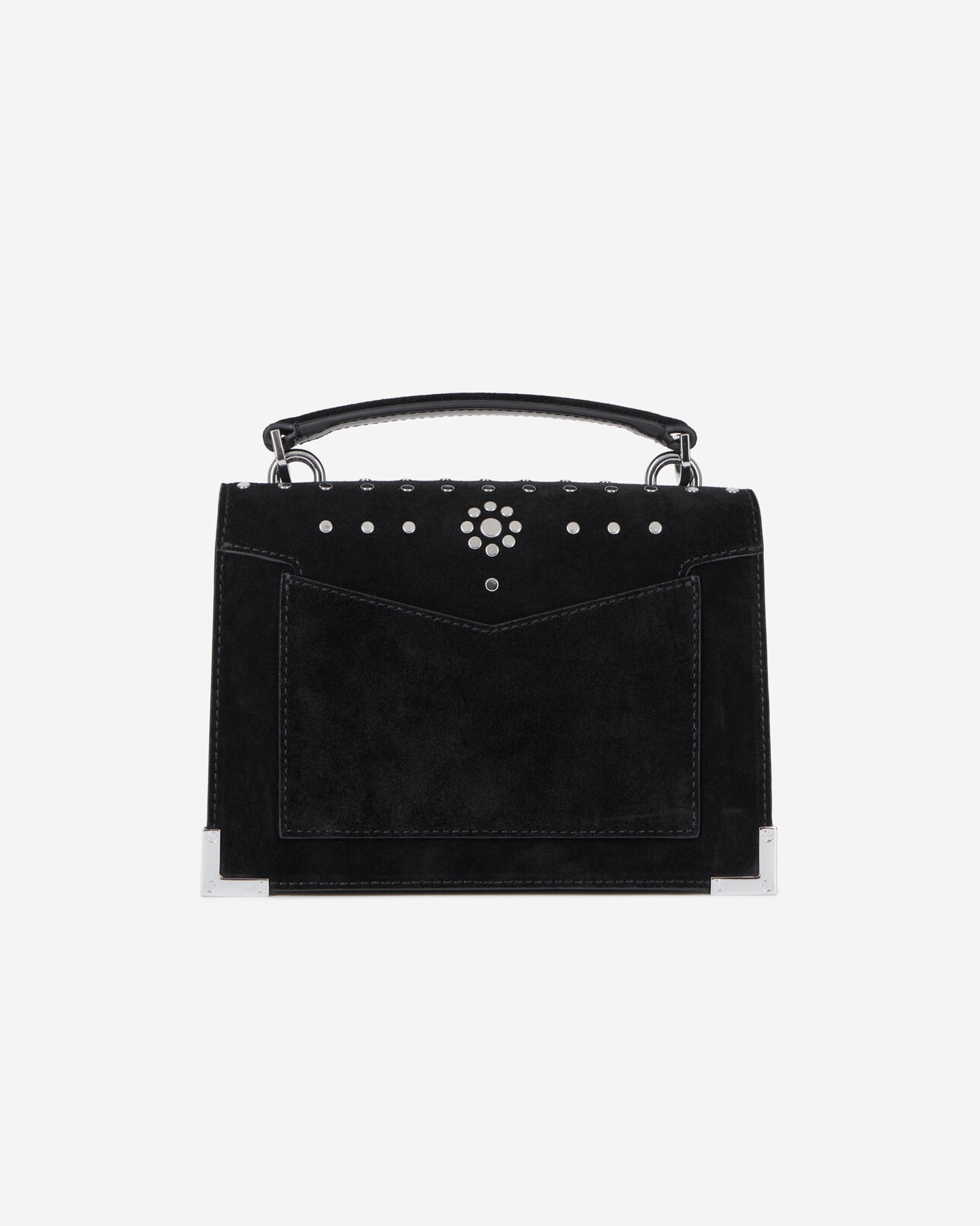 The Kooples MUJER BLACK bolso emily pequeño piel negro tachuelas