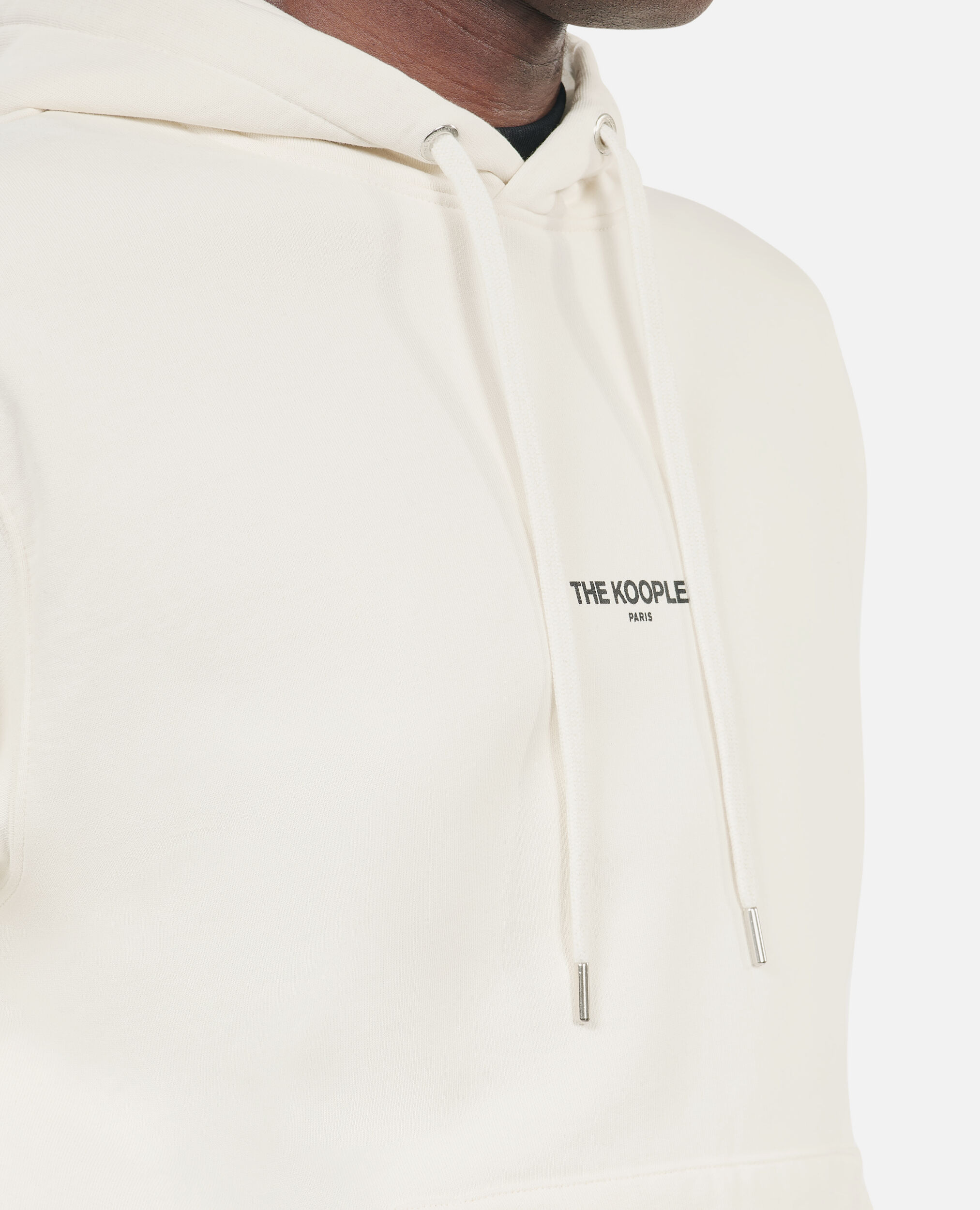 Black logo hoodie, OFF WHITE, hi-res image number null