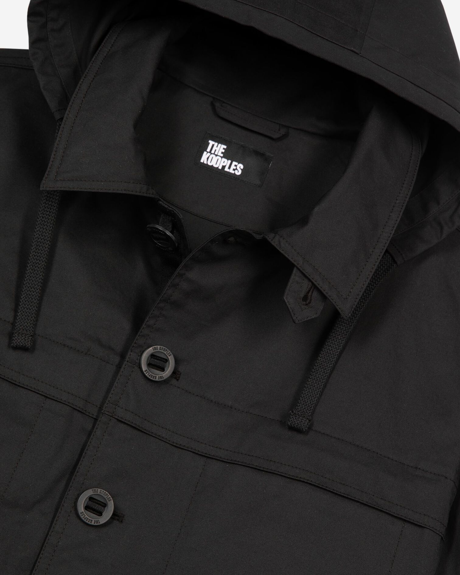 Parka courte à capuche noire, BLACK, hi-res image number null