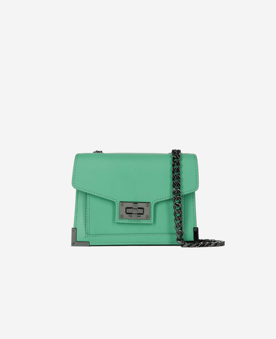emily small green leather bag