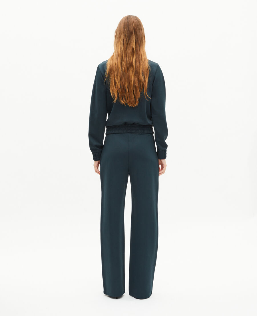 The Kooples DAMEN FOREST sweatshirt mit reißverschluss dunkelgrün