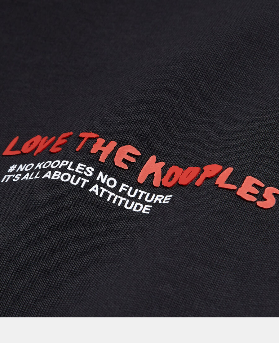women's i love kooples black t-shirt