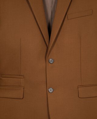 The Kooples MEN TABACCO brown wool suit jacket
