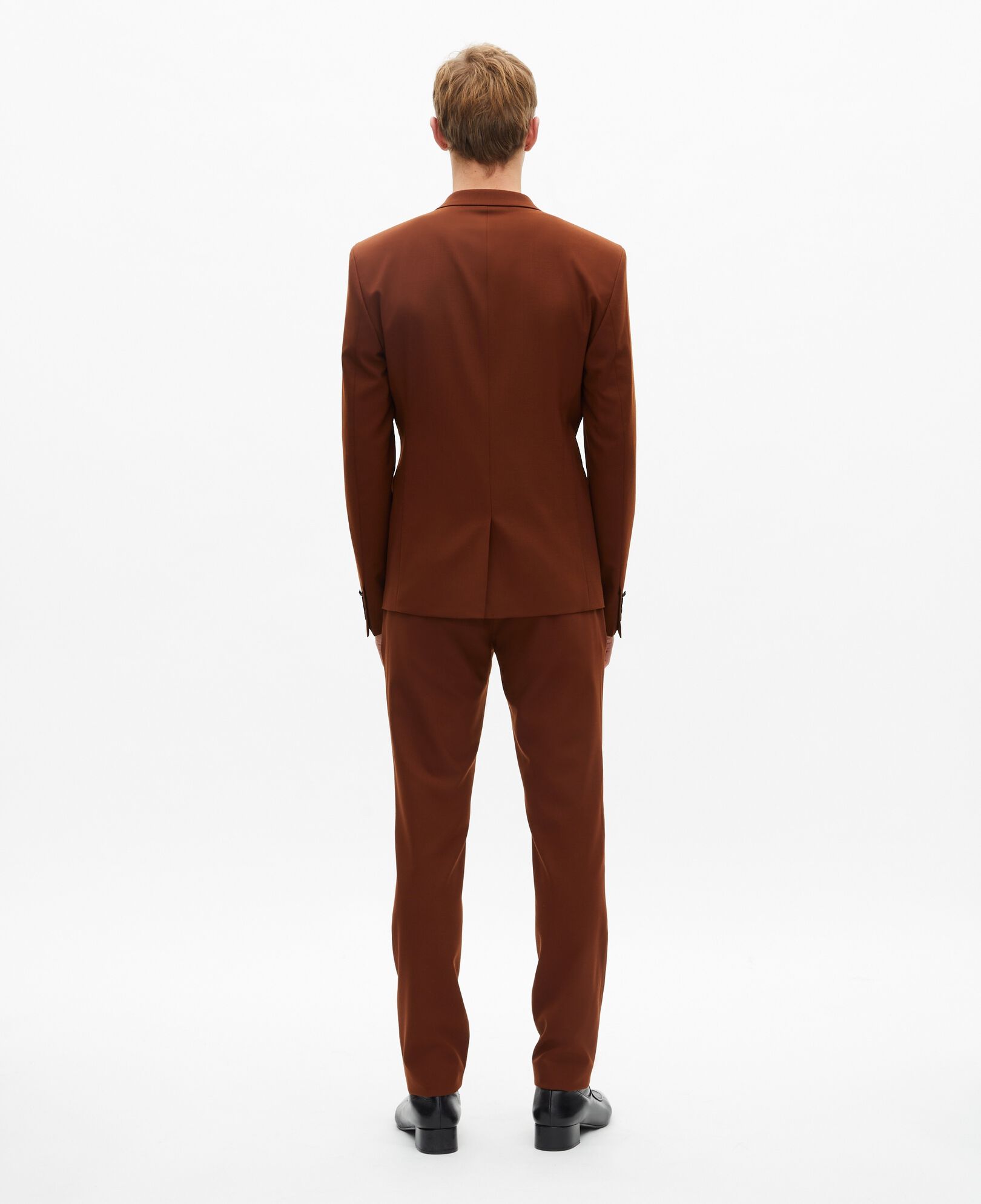 The Kooples MEN ROUILLE brown suit jacket