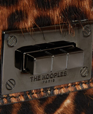 The Kooples WOMEN LEOPARD small emily bag in leopard print leather