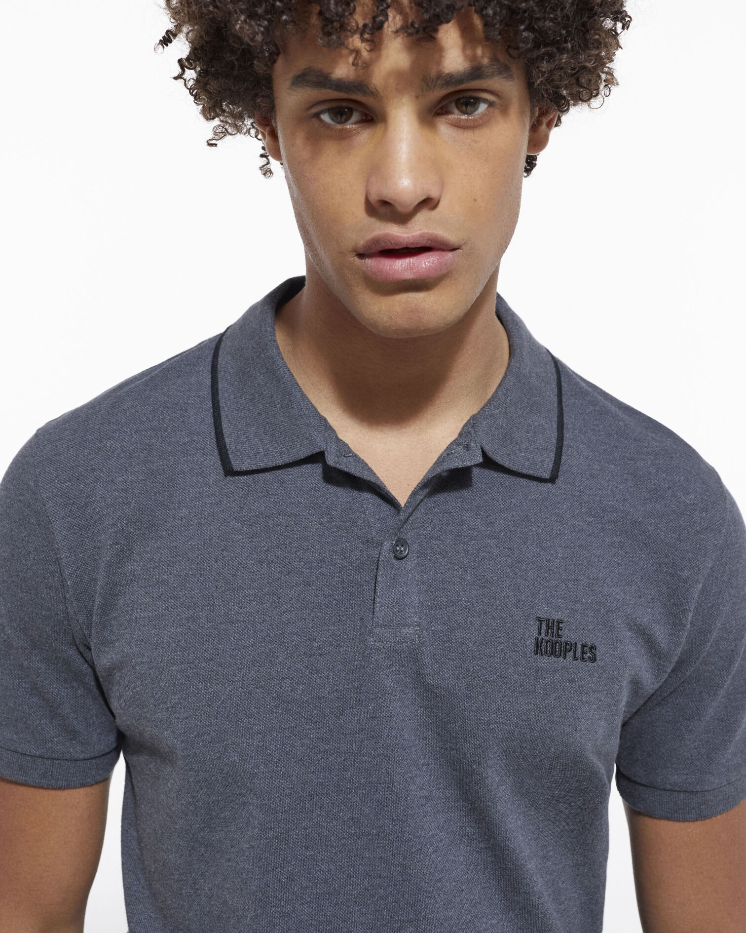Poloshirt grau, ANTHRACITE MELANGE, hi-res image number null