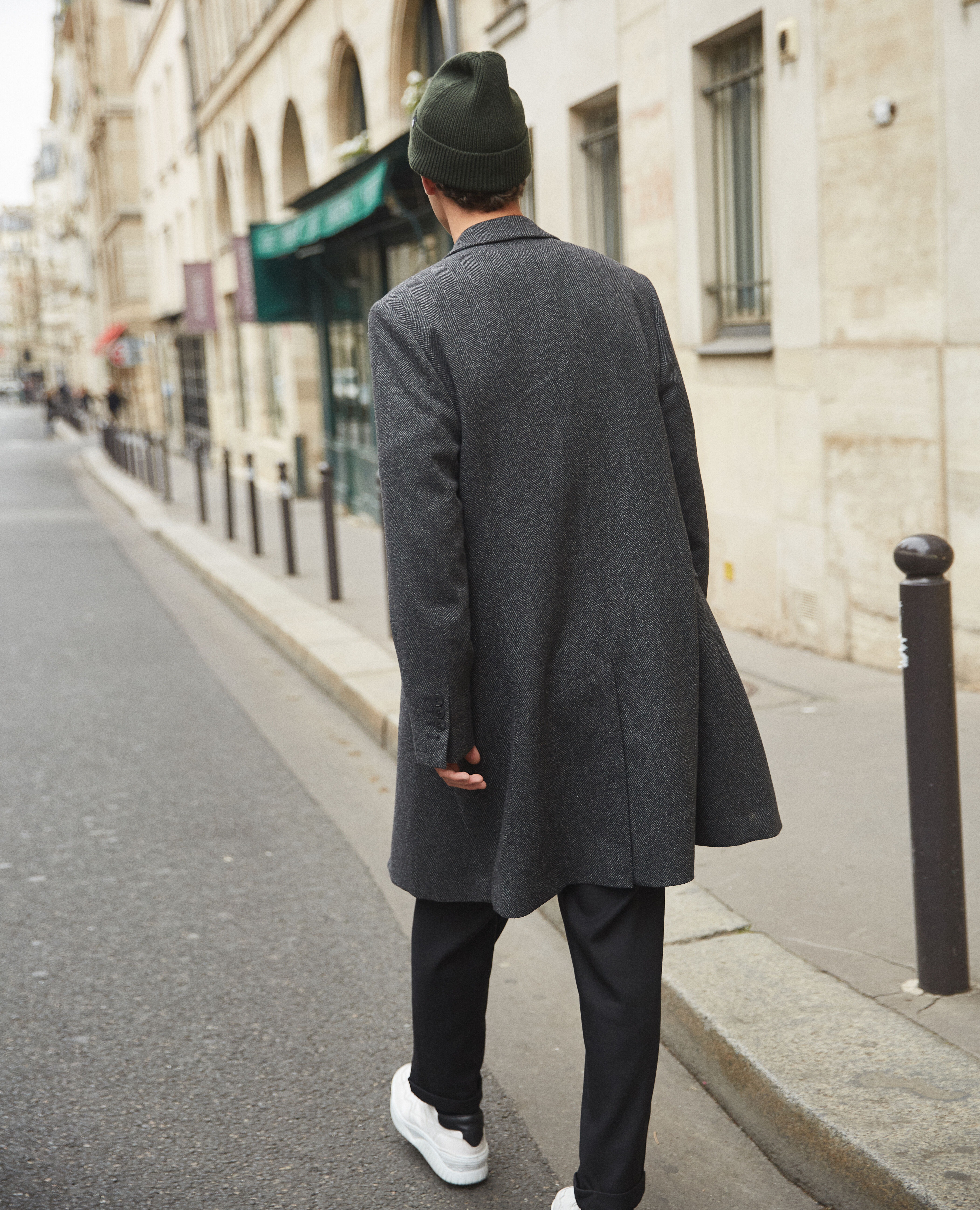 Manteau chevron sales homme