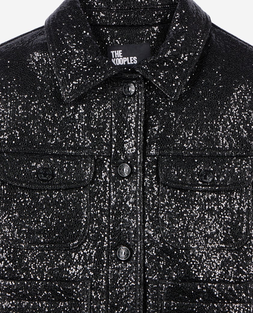 The Kooples WOMEN BLACK short black jacket