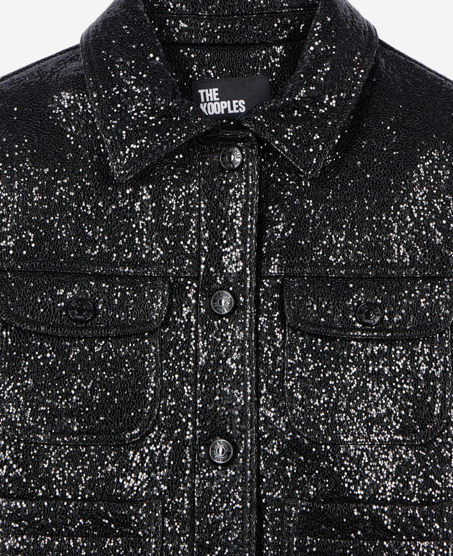 The Kooples DAMEN BLACK schwarze kurzjacke