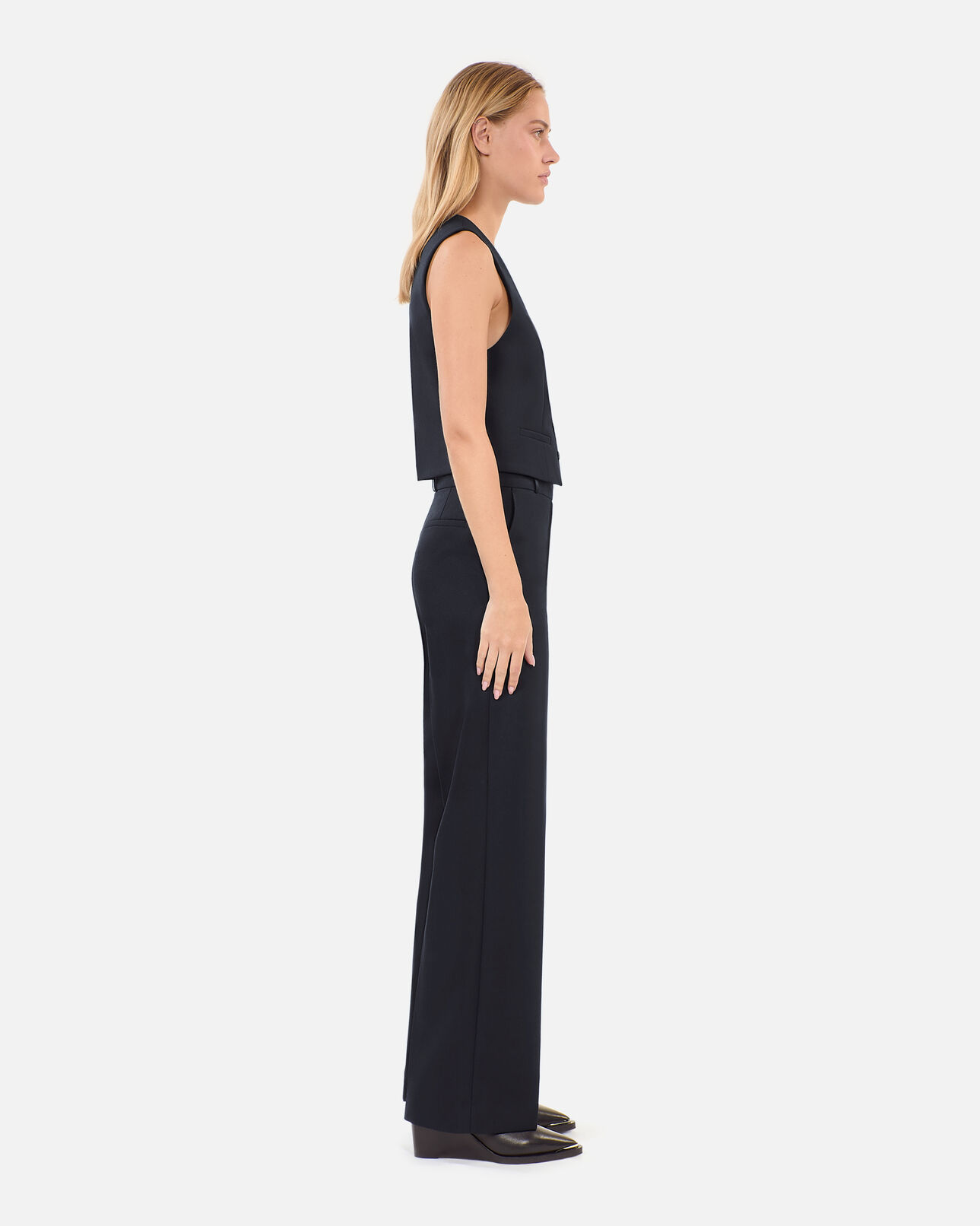 The Kooples MUJER BLACK chaleco lana negro