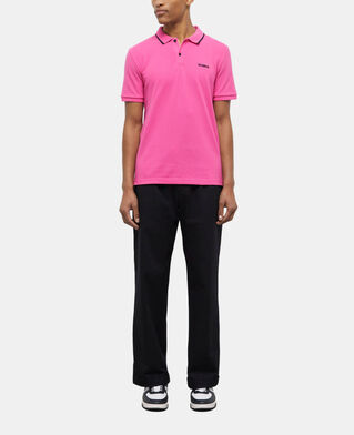 The Kooples H PINK pink polo shirt with logo